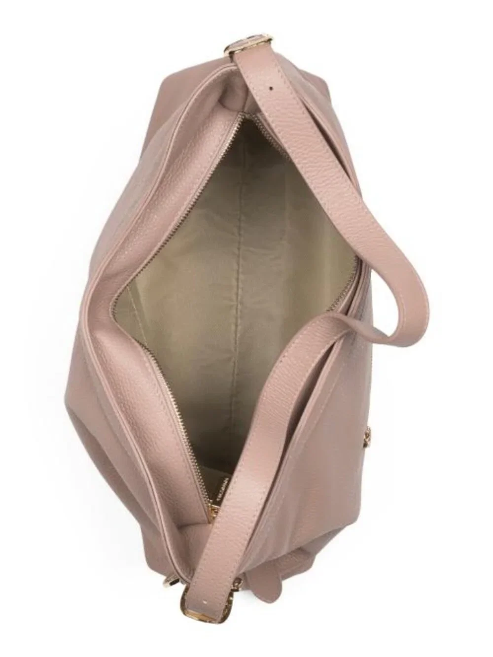VALENTINA Made In Italy Leather Large Hobo